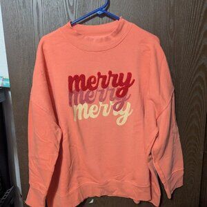 Womens Size 1x Merry Merry Sweatshirt